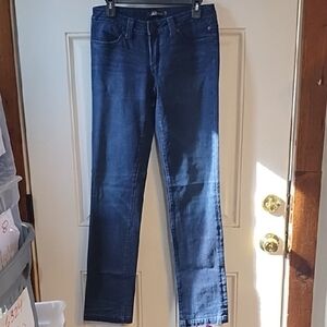 Serfontaine Women's Dark Blue Straight Leg Jeans